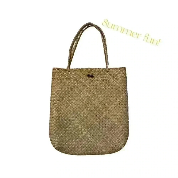 NWOT:  Woven Summer Bag - Picture 7 of 7